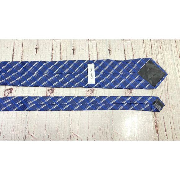 calvin klein mens necktie 100% silk tie - Picture 7 of 7